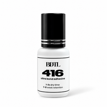 BDTL 416 black lash extension adhesive bottle, 1–2 second dry time