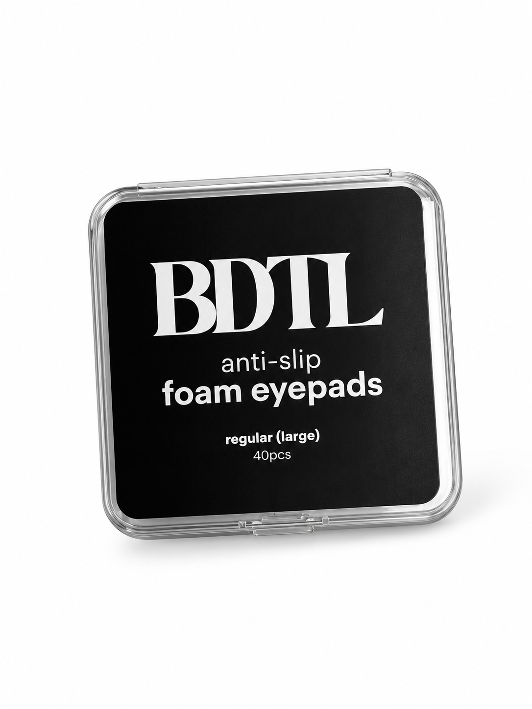 Case of BDTL anti-slip foam under-eye pads for lash extensions, pack of 40