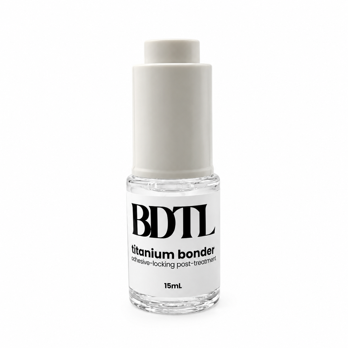 BDTL Unscented Titanium Bonder bottle for lash extension retention