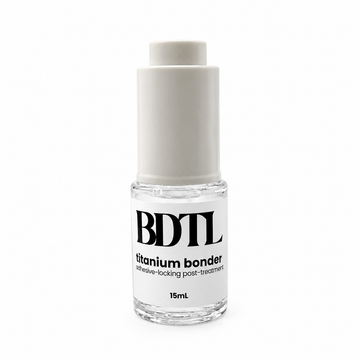 BDTL Unscented Titanium Bonder bottle for lash extension retention