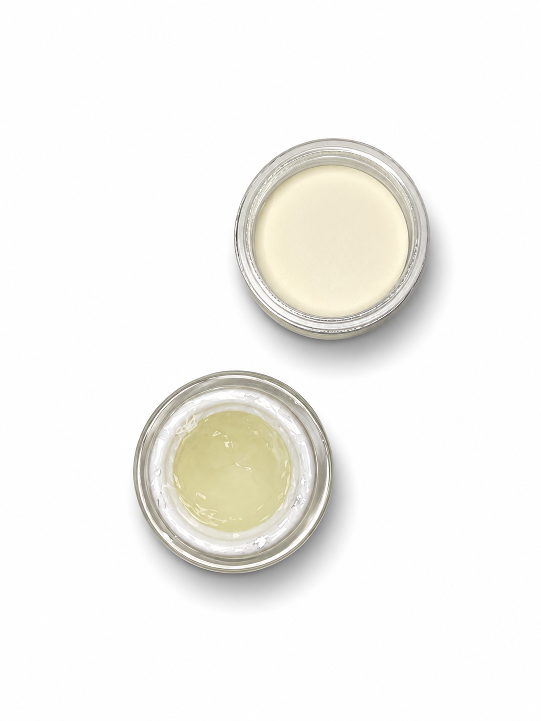 Flat lay of an open BDTL Sensitive Jelly Remover jar