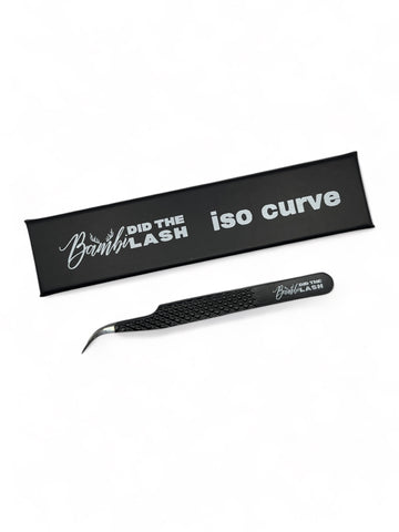 iso curve - J curve fiber tip tweezers