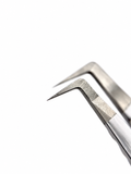 Close-up of the BDTL VVS volume tweezer tip