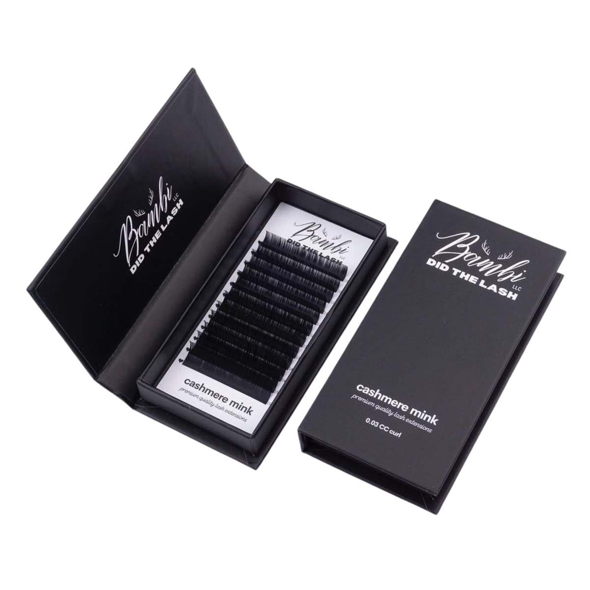 Cashmere Mink lash extension tray by Bambi Did the Lash
